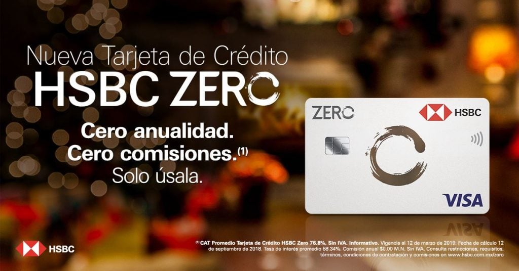Consigue protección para tus compras con la tarjeta de crédito HSBC Zero 