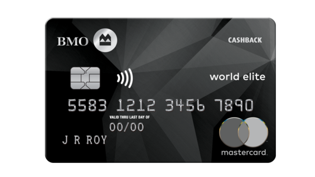 BMO CashBack® World Elite® Mastercard® card