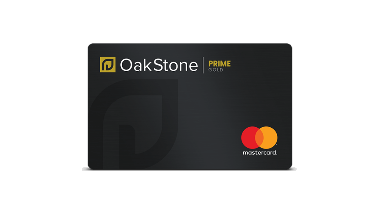 OakStone Gold Secured Mastercard® credit card