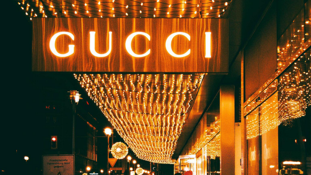 Facade of one of the Gucci stores