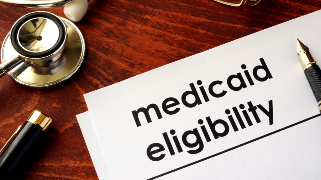 Document with title medicaid eligibility.