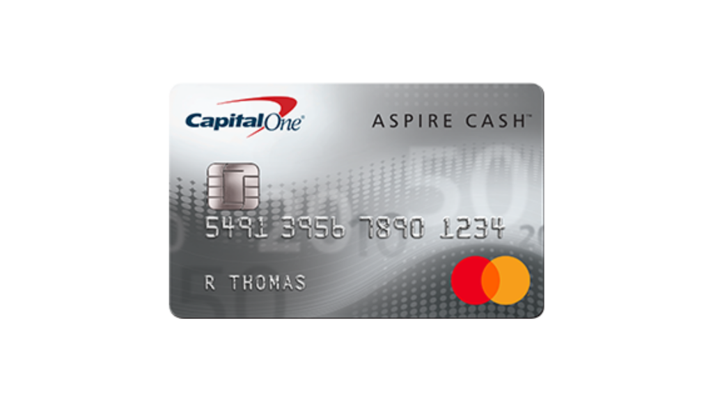 Capital One Aspire Cash™ Platinum Mastercard® credit card