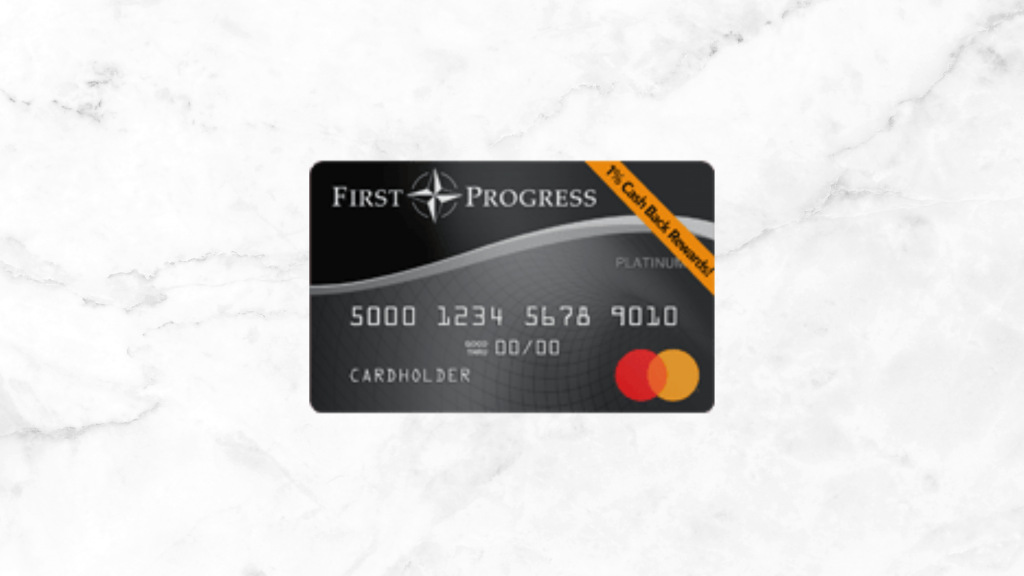 First Progress Platinum Elite Mastercard® Secured credit card