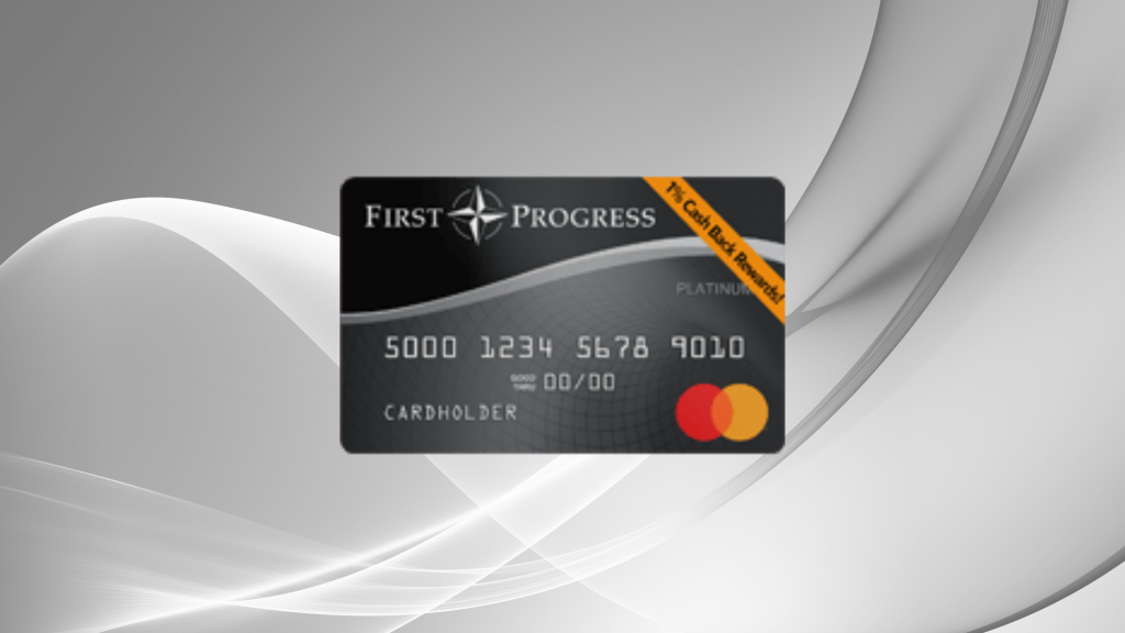First Progress Platinum Elite Mastercard® Secured credit card