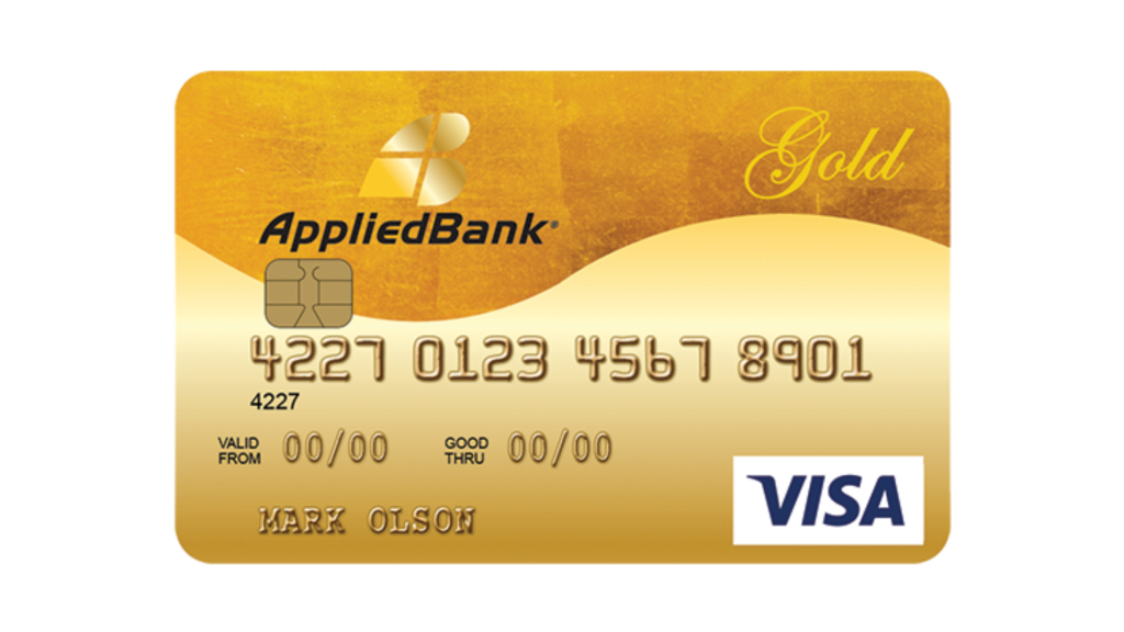 Applied Bank® Gold Preferred® Secured Visa® credit card