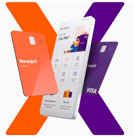 Solicitá la tarjeta Naranja X desde la app móvil o Sitio Web