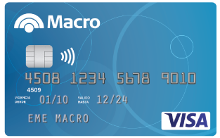 ¡Solicitá tu tarjeta Visa Macro desde la aplicación móvil!