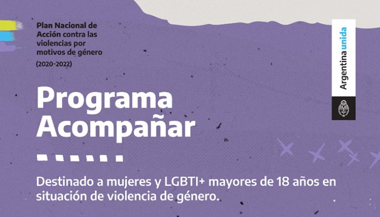 El Programa Acompañar está dirigido a mujeres y LFBTI+ víctimas de violencia de género
