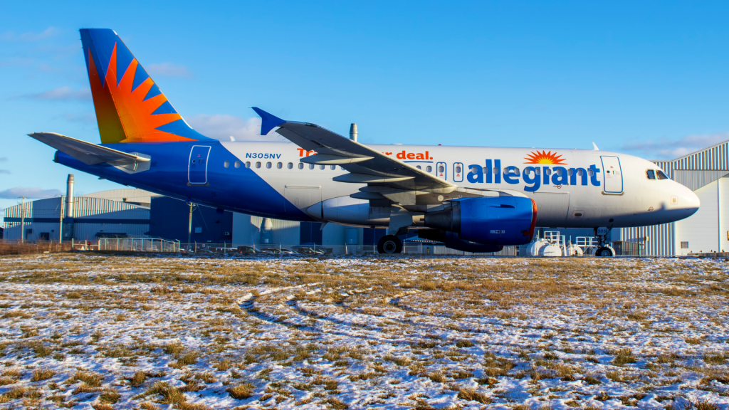 Allegiant Air airplain