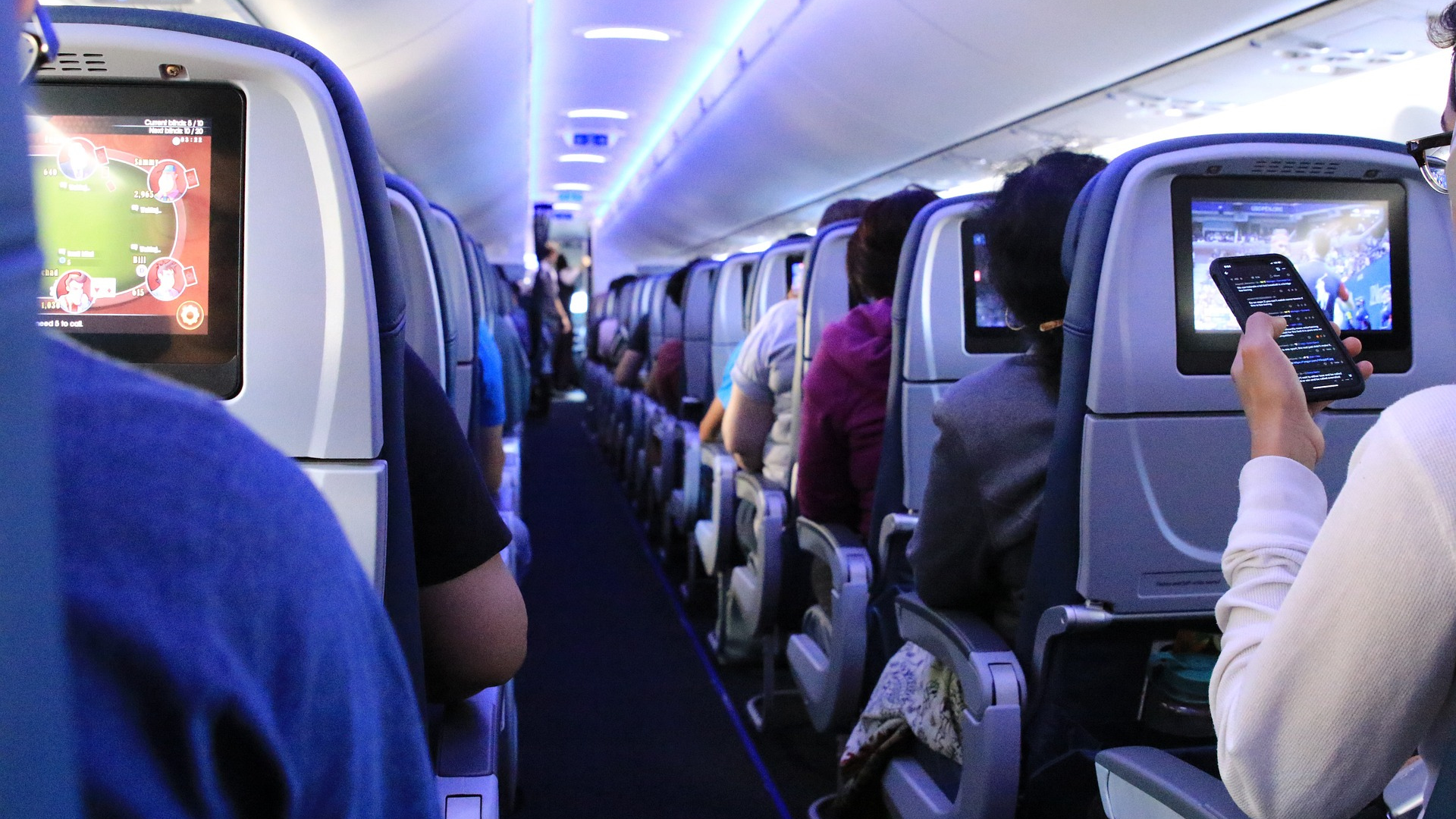 people inside an airplane