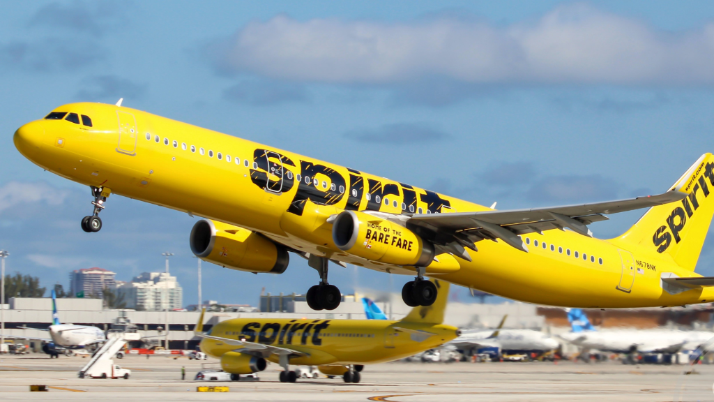 Spirit Airlines airplane