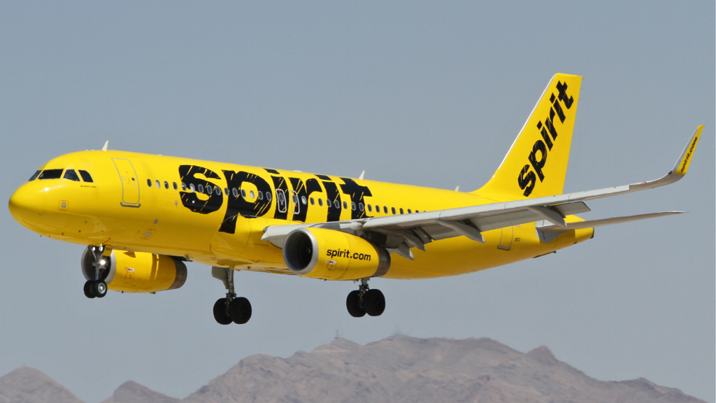 Spirit Airlines airplane