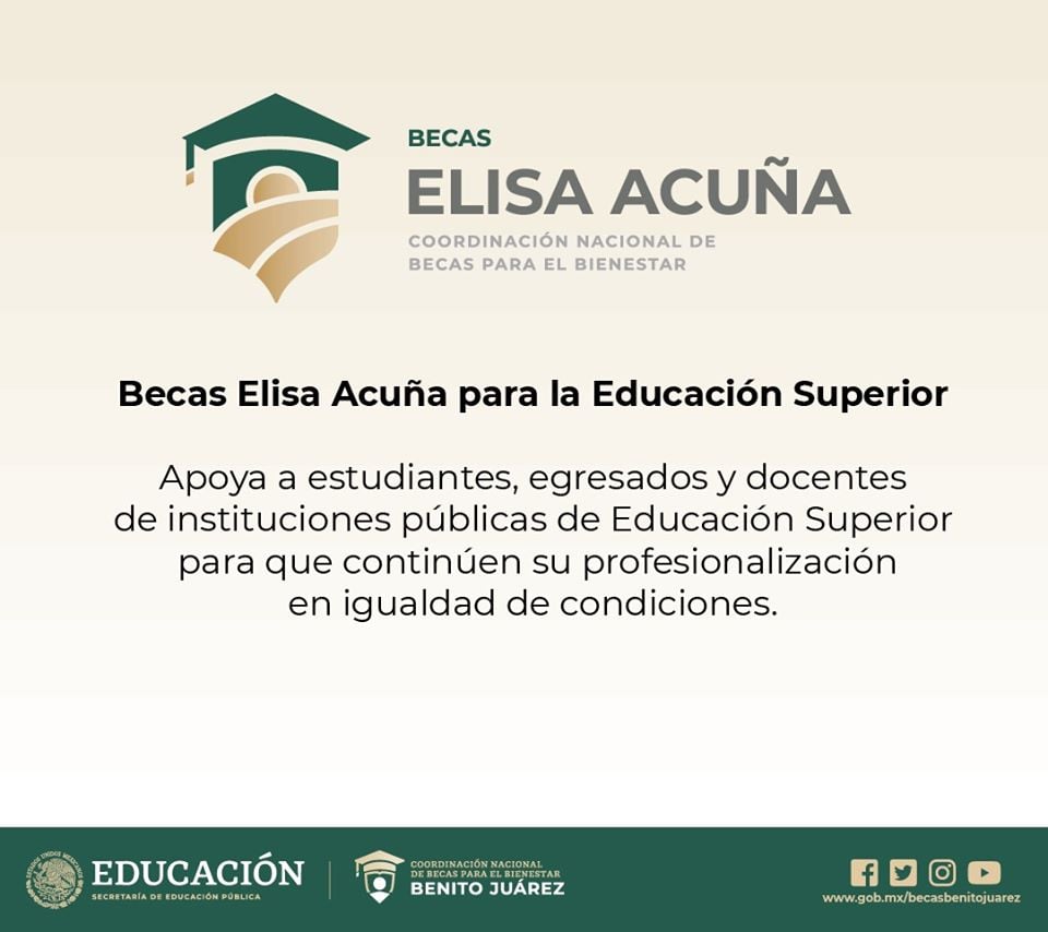 Infórmate sobre cómo puede ayudarte la beca Elisa Acuña