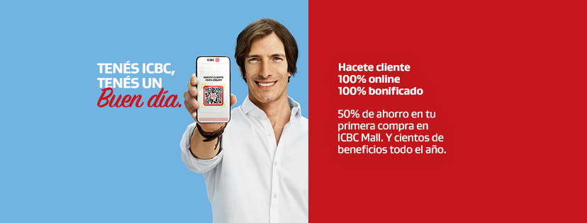 Solicitá el préstamo personal ICBC desde la app móvil o el Portal web de ICBC