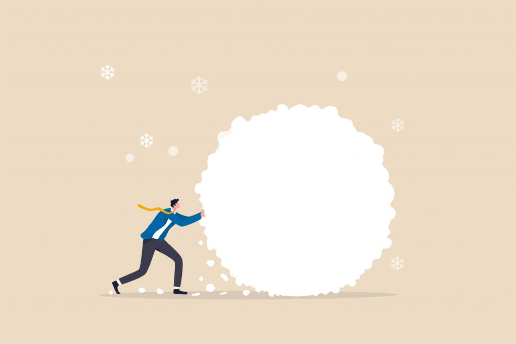 businessman_snowball_effect