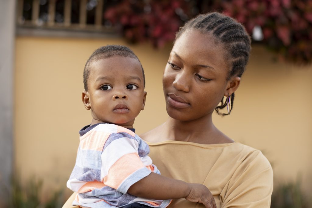 woman-spending-time-with-her-black-baby-boy