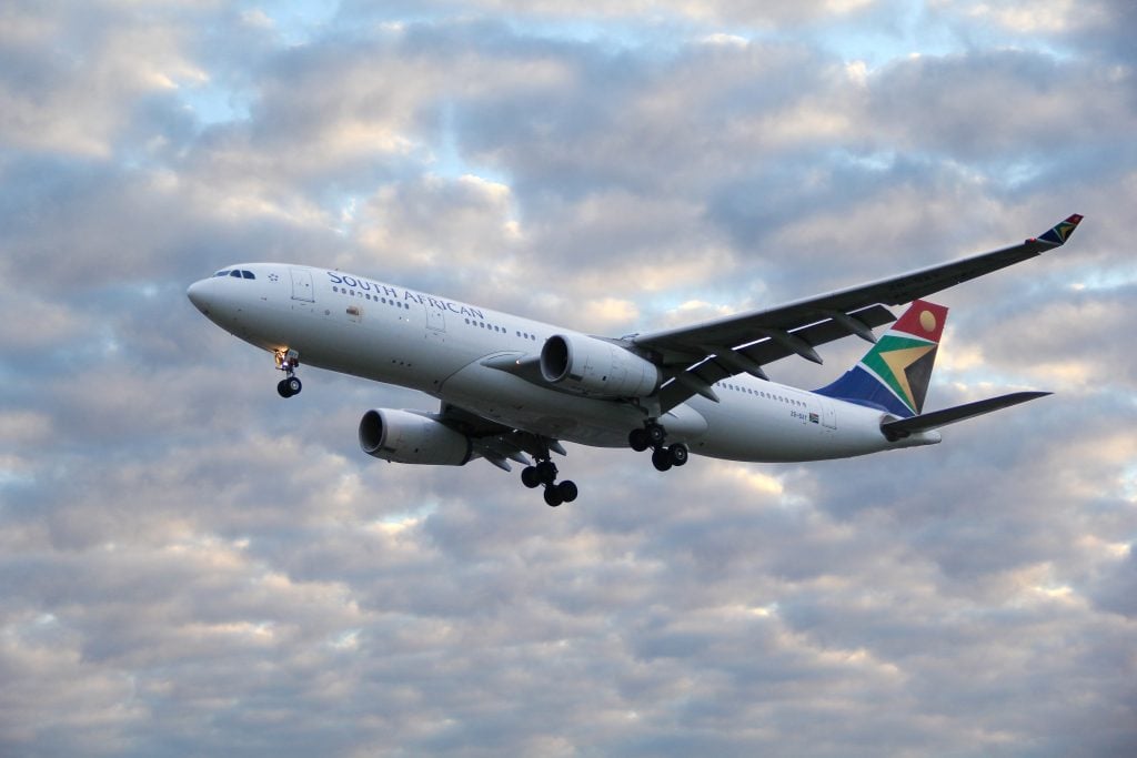 Airbus A330 Airplane of South African airlines