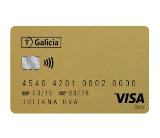 Sacá tu Tarjeta de Crédito Galicia Gold y operá en tu día a día con beneficios extras