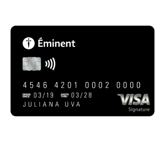 Podés acceder a una Tarjeta de Crédito Éminent de red Visa, MasterCard o American Express