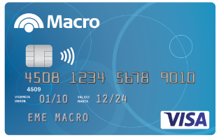 Podés pedir la Tarjeta de Crédito Visa Macro 100% online
